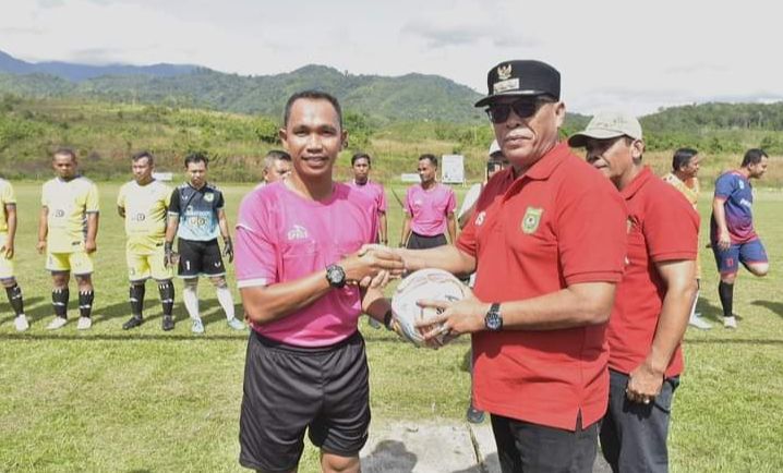 Bupati Sukhairi Nasution Buka Tournament Sepak Bola Piala Penasehat Korpri Kota Medan se Sumut Wilayah IV