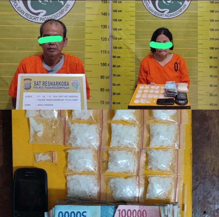 Satresnarkoba Polres Padangsidimpuan Bekuk Wanita Diduga pengedar Sabu