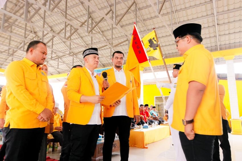 Duet Ilham Fauzi dan Imam Azhari di Lantik Pengurus DPC MKGR Tanjungbalai, Ini Kata Darma Putra Rangkuti