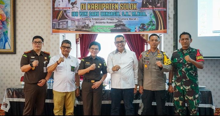Kunjungan Kerja Kepala Kejaksaan Tinggi Sumatera Barat di Kabupaten Solok
