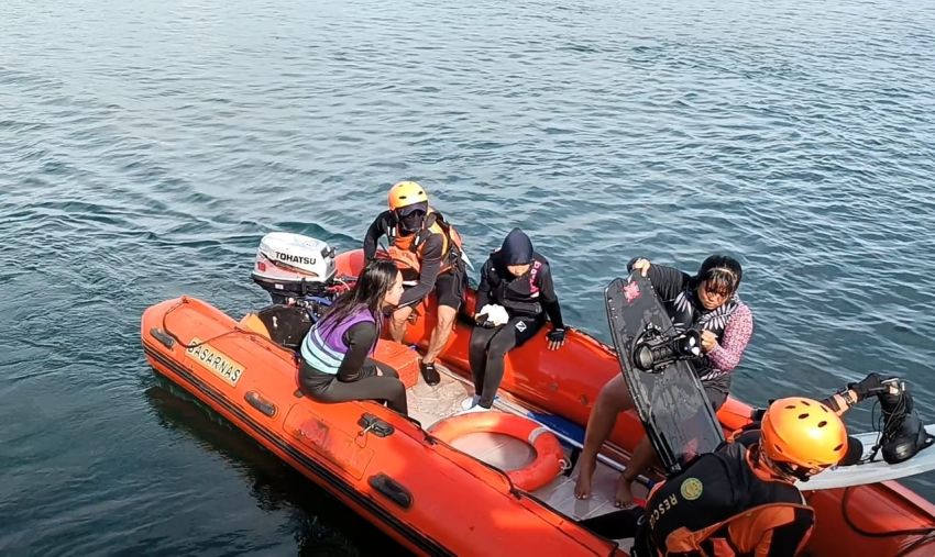 Basarnas Siaga di Danau Toba Kawal Peski Air PON XXI 2024