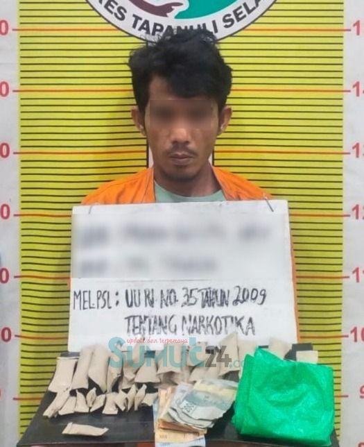 Penyamaran Polisi di Tapsel berhasil bekuk Pengedar Ganja