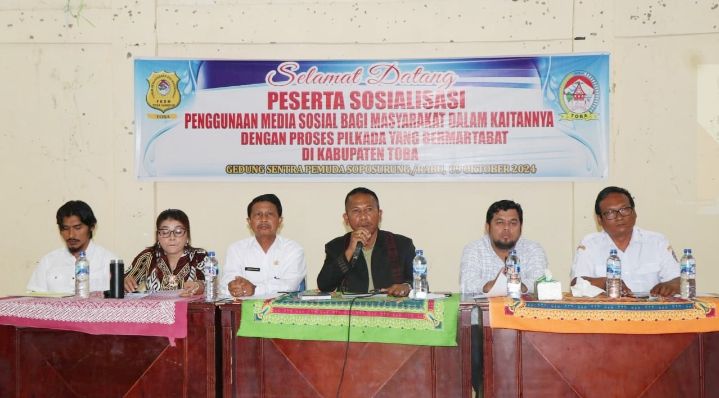 Lewat Sosialisasi FKDM, Pjs. Bupati Toba Ajak Masyarakat Bijak Gunakan Medsos