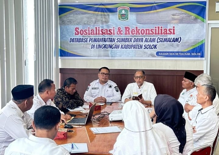 Pemkab Solok Laksanakan Sosialisasi Database Pemanfaatan Sumber Daya Air