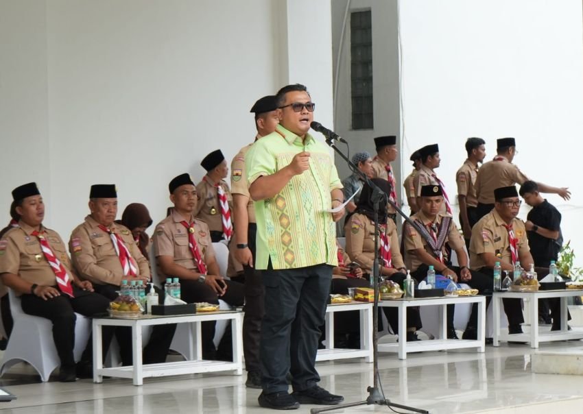 Dilepas Pj Sekda Medan, 112 Kontingen Kwarcab Gerakan Pramuka Kota Medan Ikuti 2nd Islamic Private School International Scout Camp Pattani-Thailand