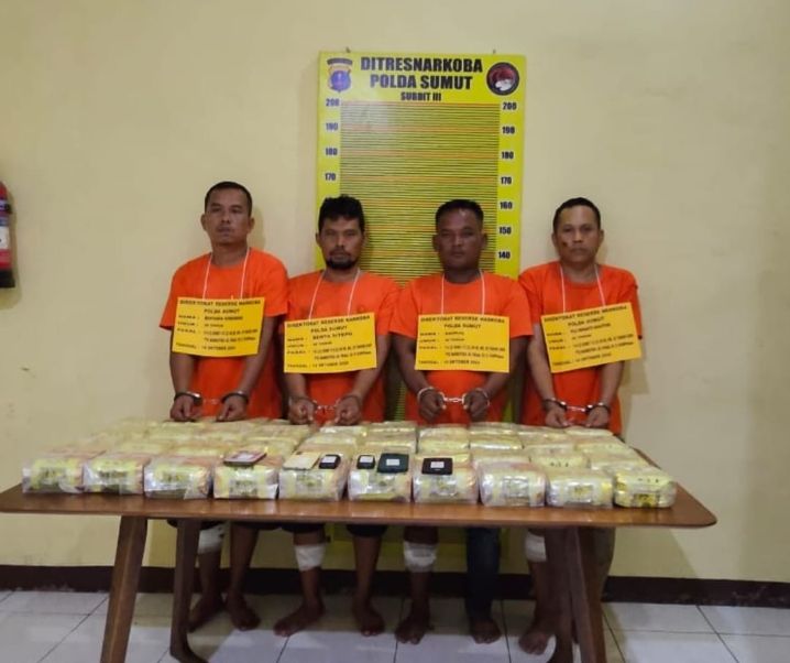 Polda Sumut Kejar-Kejaran Tangkap Jaringan Narkotika, 4 Pelaku Ditembak