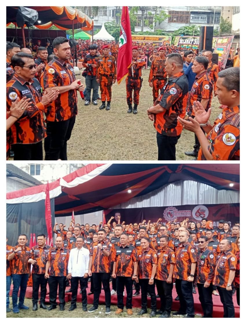 M Rahmaddian Shah Lantik Pengurus PAC PP Medan Area Periode 2023-2026