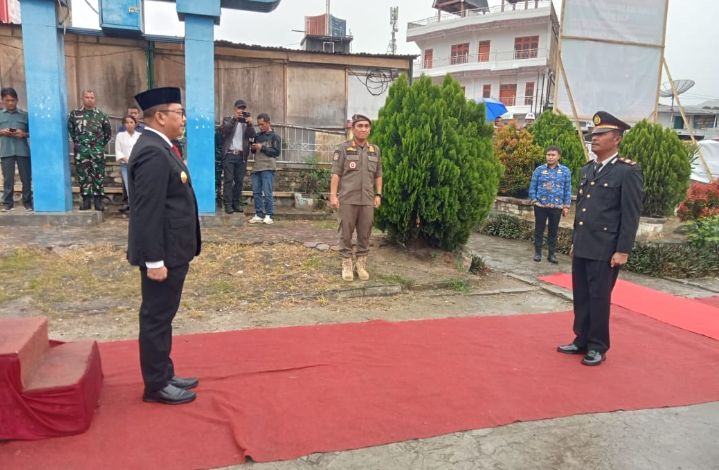 Hari Kesaktian Pancasila, Ketua Sementara DPRD Toba,Candrow Manurung Bacakan Naskah Ikrar