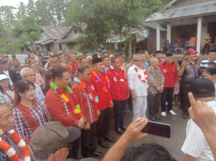 Kampanye Di Nias Barat, Cawagub Hasan Basri Sagala : Mohon Doa dan Dukungan Masyarakat