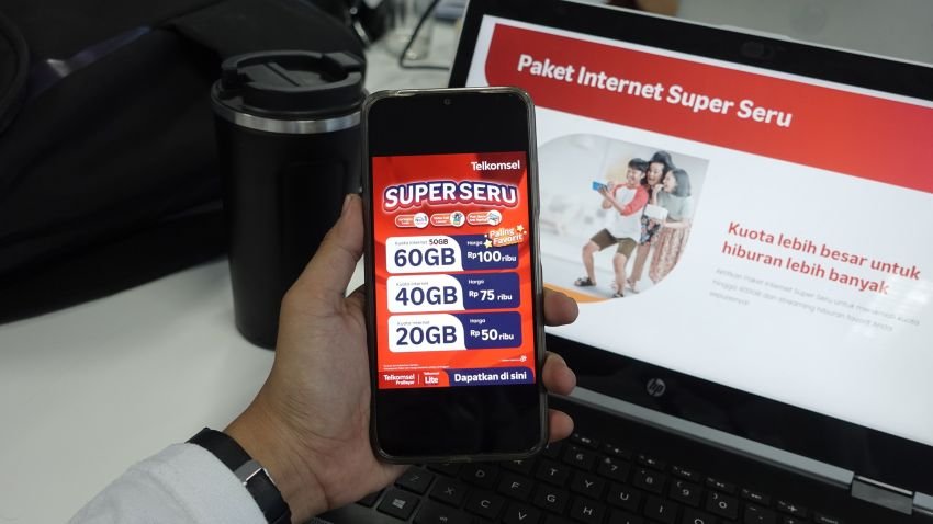Paket Internet Super Seru Telkomsel Tawarkan Kuota Besar Sesuai Kebutuhan Pelanggan