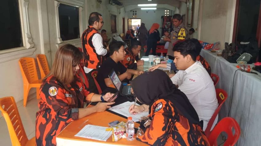 HUT PP Ke 65 Tahun, MPW Pemuda Pancasila Sumut Gelar Donor Darah
