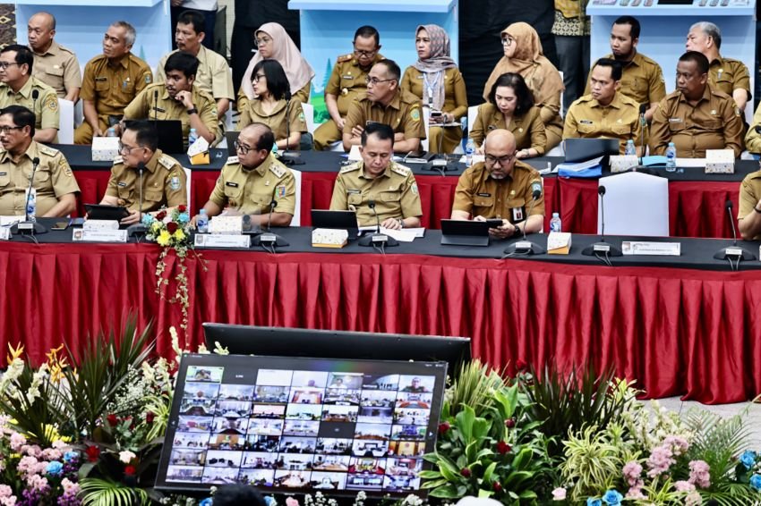 Rakor Pengendalian Inflasi Tahun 2024 Bersama Mendagri