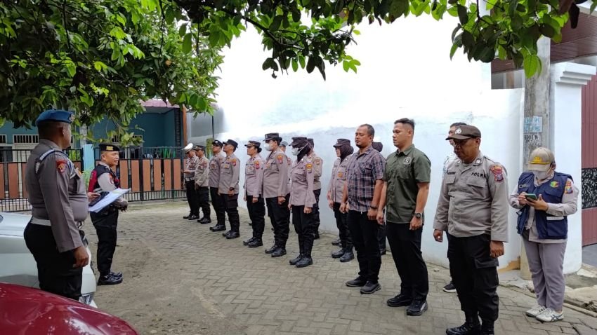 Tahapan Kampanye Pilkada 2024, Personil Polresta Deli Serdang laksanakan Pengamanan Ops Mantap Praja Toba 2024