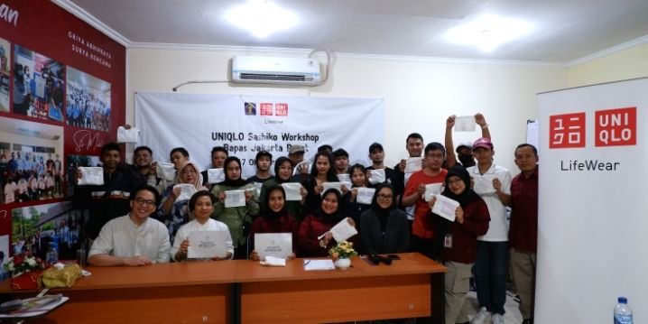 Dalam Rangka International Repair Day, UNIQLO Gelar Pelatihan Sashiko di BAPAS Jakarta Pusat