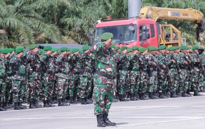 Presiden Ir. H. Joko Widodo Kunker Di Asahan, Tni Polri Gelar Apel Pasukan Pengamanan