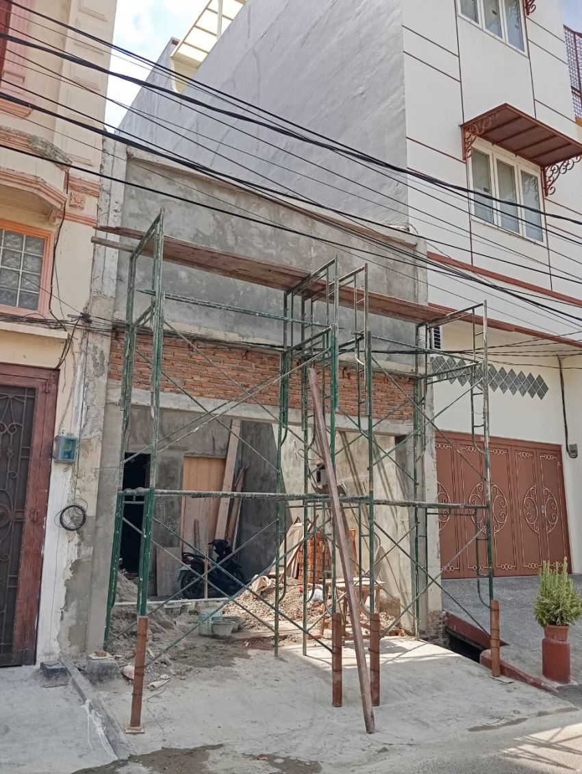 Bangunan 1 Lantai di Jln Lamno Sei Rengas Medan Kota Diduga Tidak Miliki Izin PBG