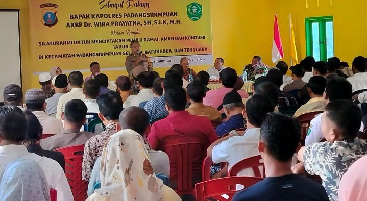 Silaturahmi AKBP Wira Prayatna di Kecamatan Batunadua Padangsidimpuan