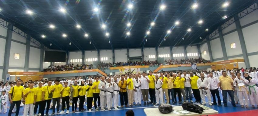Membludak, UKT Taekwondo Medan Diikuti 1763 Peserta