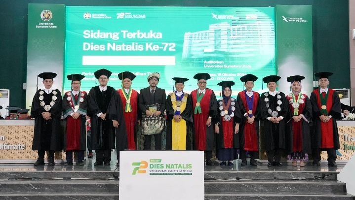 Dies Natalis ke-72 USU, Rektor Minta Lulusan Miliki Kompetensi Khusus Hadapi Tantangan Global