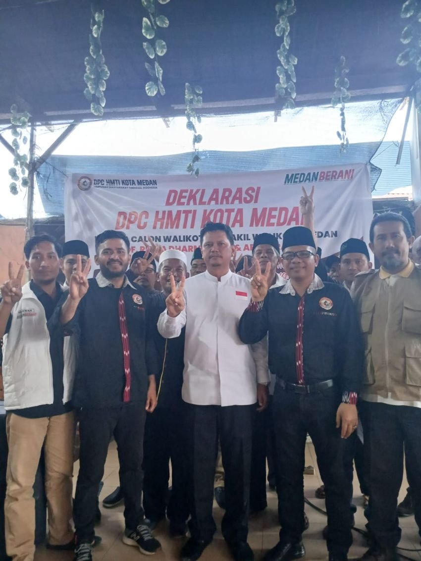DPC HMTI Deklarasi Dukung dan Menangkan Prof. Ridha-Abdul Rani Menjadi Walikota dan Wakil Walikota Medan 2024