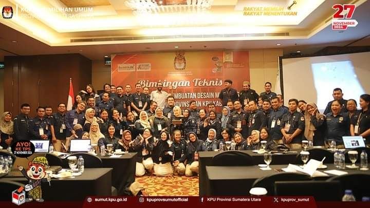 KPU Sumut Gelar Bimtek Penulisan Berita dan Pembuatan Desain Media Sosial