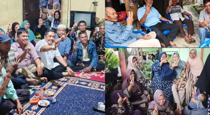 Silaturahmi Parulian Nasution di Bagas Godang Sipirok, Omak-Omak Sambut dengan Seruan "Lanjutkan"