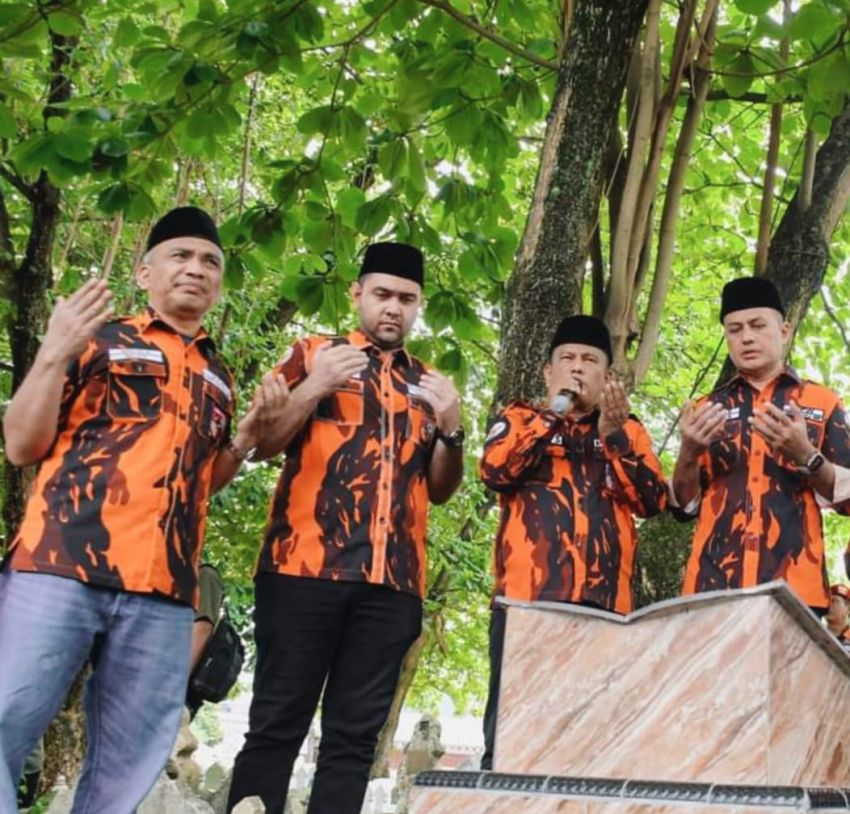 Sambut Hari Sumpah Pemuda dan HUT Pemuda Pancasila, MPW PP Sumut Gelar Ziarah Makam