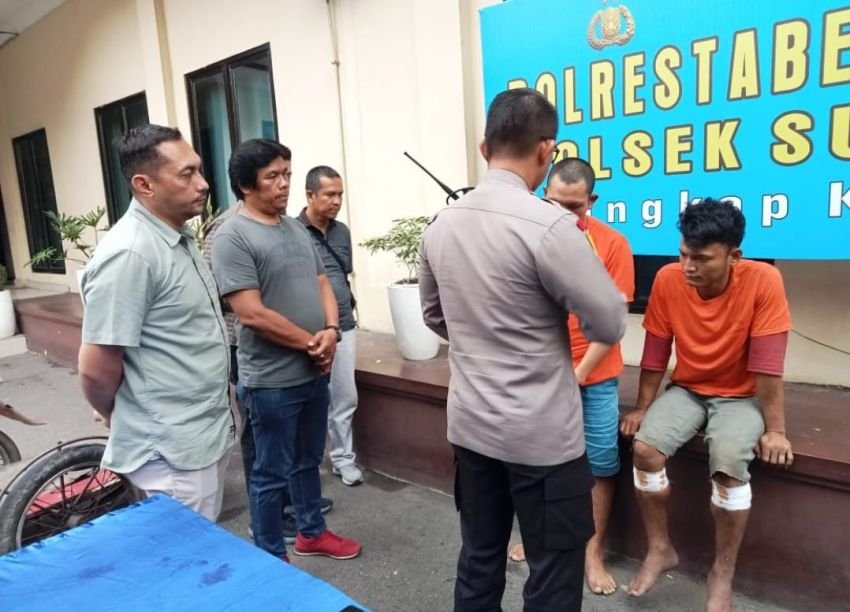 Spesialis Perampokan Polsek Sunggal Tembak Komplotan Becak Hantu