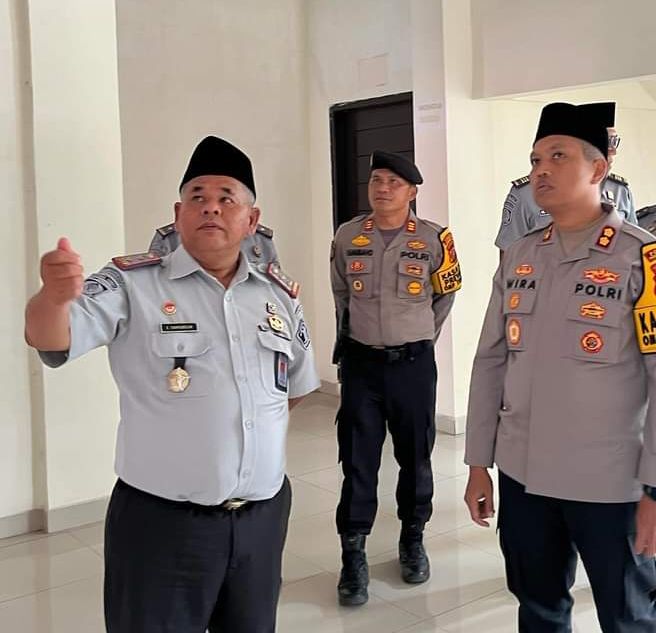 Lapas Padangsidimpuan Sambut Kunjungan Kapolres AKBP Wira Prayatna