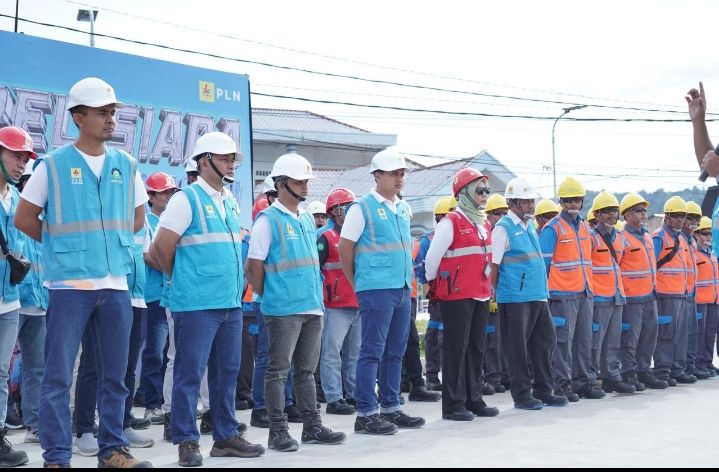 PLN Gelar Apel Siaga untuk Siap Sukseskan Aquabike World Championship di Danau Toba 16-17 Nopember 2024