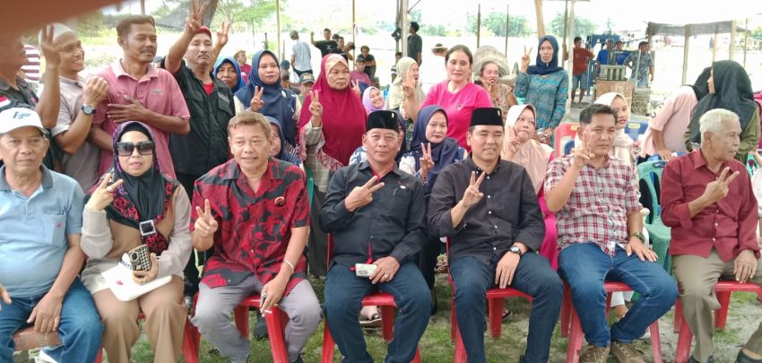 Hasan Basri Sagala Serap Aspirasi Masyarakat Pantailabu, Mulai dari Keterancaman Black List Jamsos Hingga Pupuk dan Irigasi