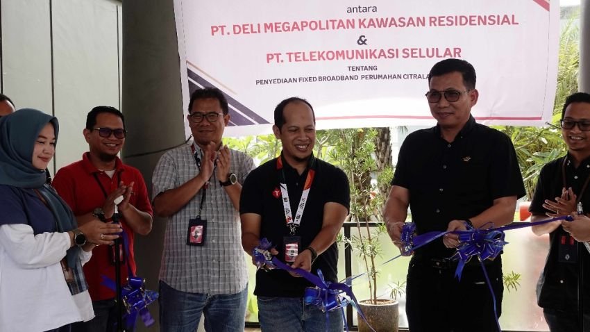 Telkomsel Jalin Kerja Sama dengan PT Deli Megapolitan Kawasan Residensial untuk Penyediaan Layanan Fixed Broadband IndiHome di Citraland Helvetia