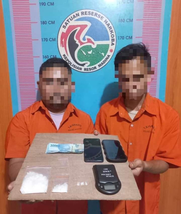 Dua Pengedar Sabu di Tangkap Personel Polsek Batahan Polres Madina, AKBP Arie Sofandi Paloh Ucapkan Terimakasih