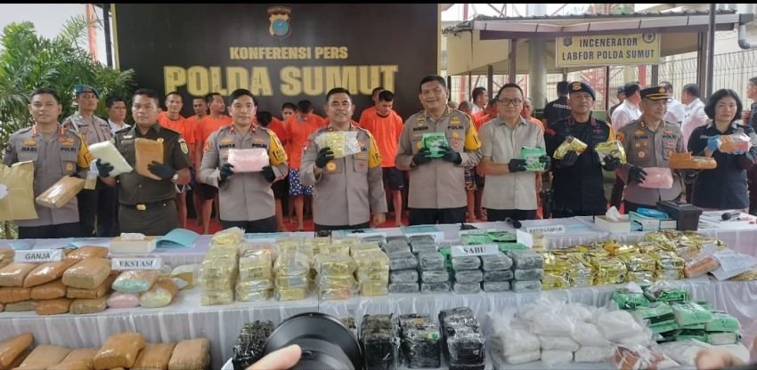 Musnahkan Narkoba, Kapoldasu: Habiskan Pengedar dan Barak Narkoba