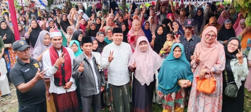 Seru..!!! Bagai Kontes Pantun Sambut Hasan Basri Sagala di Tanahseribu