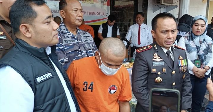 4 Warga Air Joman Ditangkap Satresnarkoba Polres Asahan