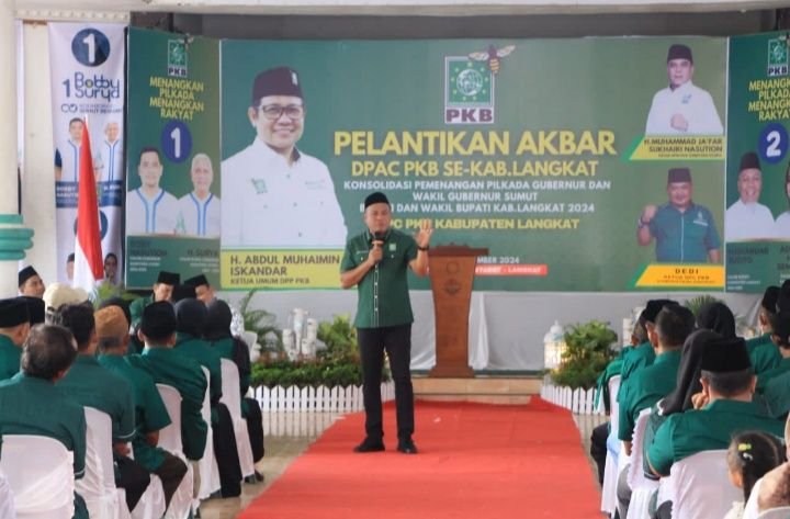 DPC PKB Langkat Lantik DPAC, Konsolidasi dan Pemenangan Pilkada 2024
