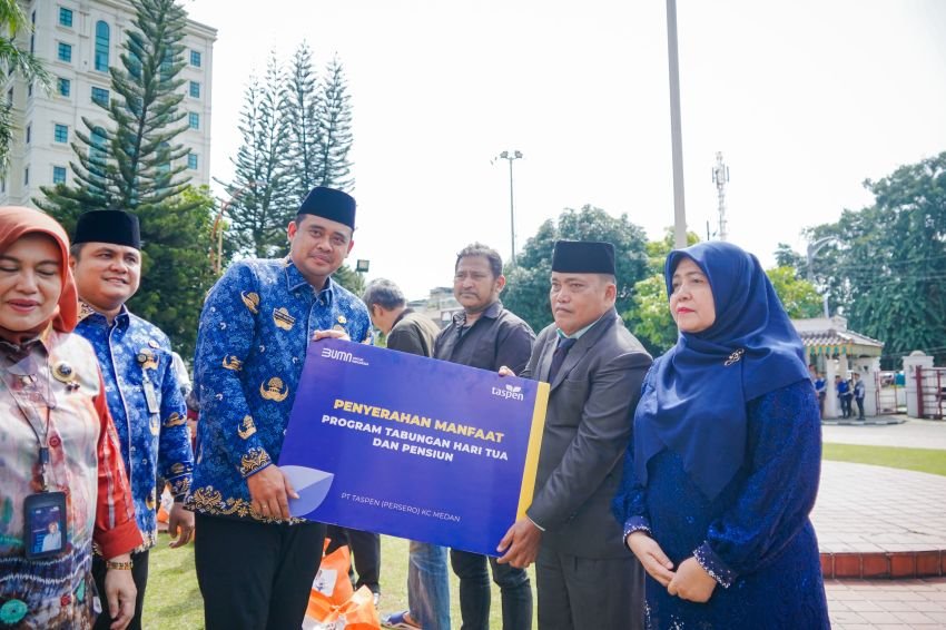 Pimpin Upacara HUT KORPRI ke -53, Bobby Nasution Sampaikan 7 Pesan Presiden Prabowo