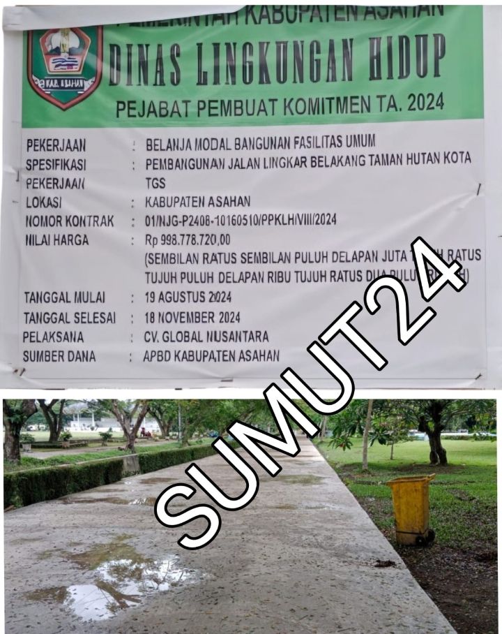 PPK di Dinas Lingkungan Hidup Asahan Tutup Pintu Saat Hendak Dikonfirmasi Wartawan