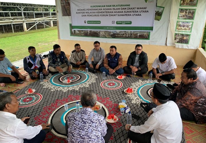 Kabid Penais Zawa Silaturahim dengan FOZ Sumut di Sentra DD Farm