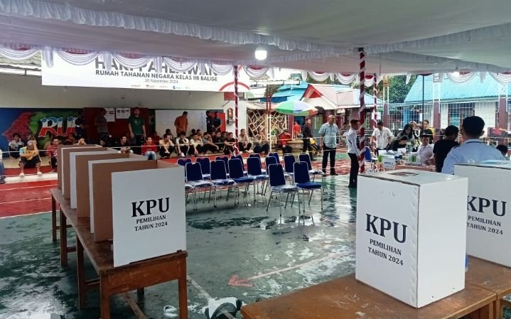 Semangat Demokrasi, WBP Rutan Balige Berikan Hak Pilih Pemilukada 2024