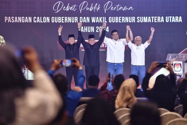 Debat Kedua Paslon Cagub dan Cawagub Sumut Saling "Serang"