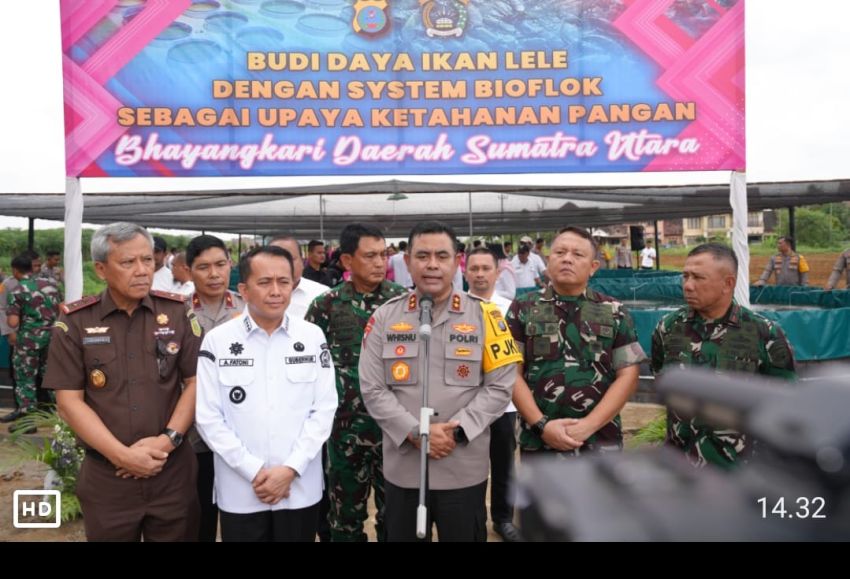 Sukseskan Swasembada Pangan, Poldasu Siapkan 50 Ha Lahan Untuk Ditanami