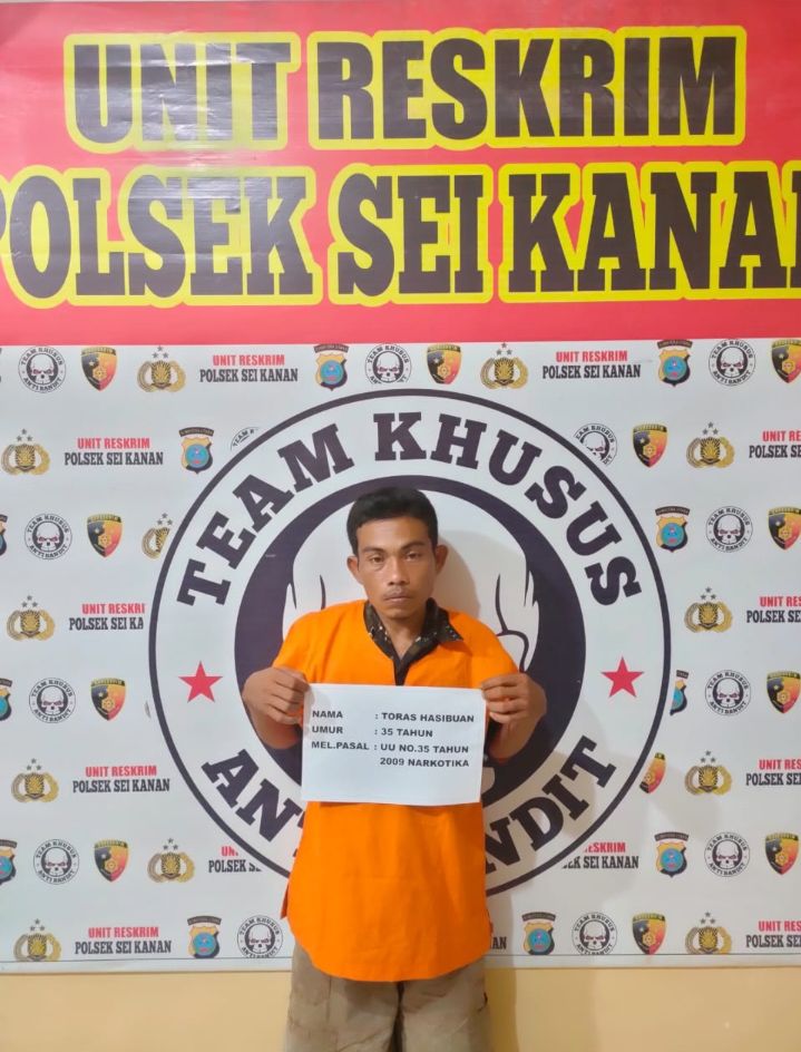 Polres Labusel Pergoki Maling Sawit Miliki Sabu