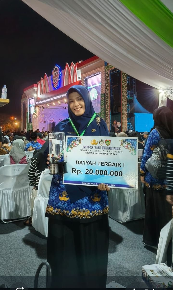 Adilla Putri Juara I MTQ VII Korpri Tingkat Nasional