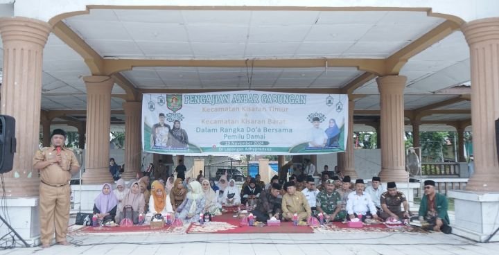 Asisten Administrasi Umum Ikuti Pengajian Akbar Kecamatan Kota Kisaran Timur dan Barat