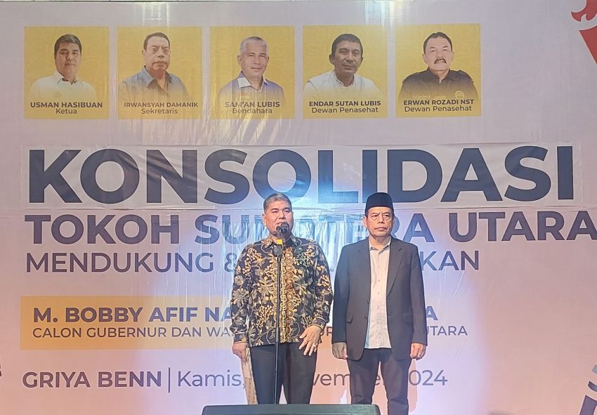 Konsolidasi Tokoh Masyarakat Sumut Dukung Bobby-Surya  Pilgubsu 2024, Usman Hasibuan dan Irwansyah Damanik Pimpin Koalisi