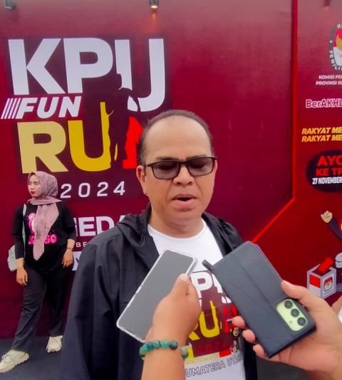 KPU Sumut Gelar KPU Fun Run di 3 Kabupaten/Kota