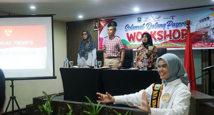 Disparbud Kabupaten Solok  Workshop Public Speaking dan Learning English Guna Menunjang Peminat Wisata Ke Kabupaten Solok