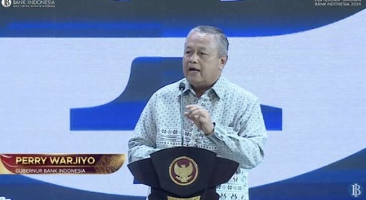 Gubernur Bank Indonesia,Perry Warjiyo Ingatkan Lima Ancaman Ketidakpastian Global